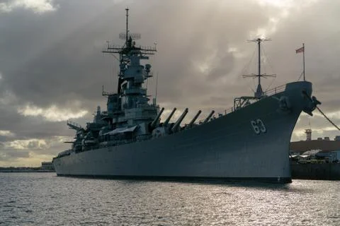 USS Missouri Foto stock