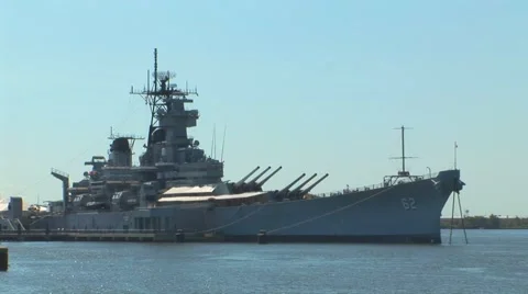 The USS New Jersey Stock-Footage 40683806