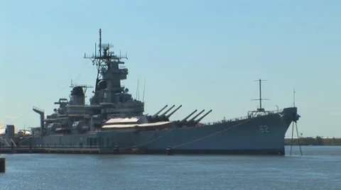 The USS New Jersey Loop Stock-Footage 38764641