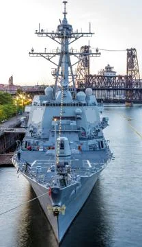 USS Spruance Stock Photos