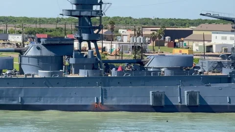USS Texas BB-35 battleship (footage 4 of 5) Stock Footage 335109706