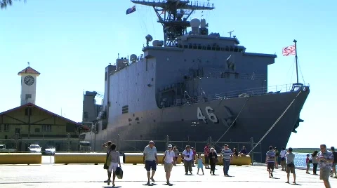 USS. Tortuga 스톡 동영상 475237