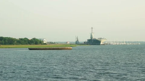 USS Yorktown Stock Footage 97280268