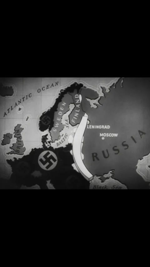 USSR - 1941 - In this Frank Capra documentary, the Luftwaffe and German army Stock Footage 338416477