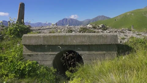 USSR built the road a long time ago Video stock 150437419