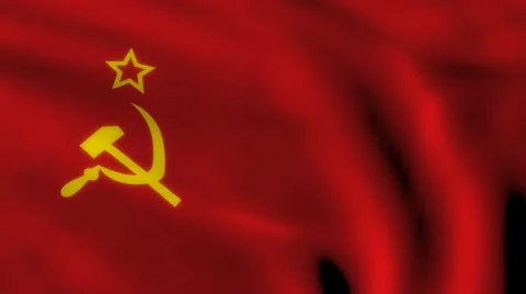USSR flag | Stock Video | Pond5