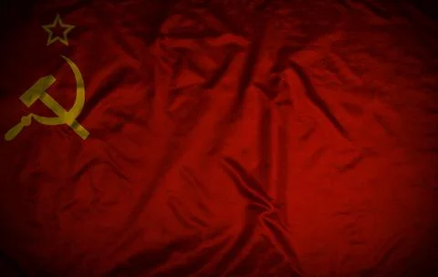 USSR flag Stock Photos