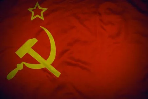 USSR flag Stock Photos