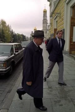 Ussr Russia Gorbachev Kremlin - Oct 1991 Stock Photos
