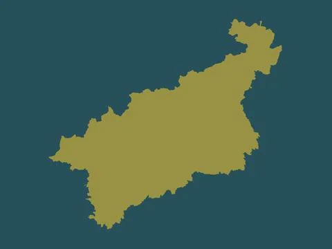 Ustecky, Czech Republic. Solid color shape Stock Illustration