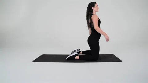 Ustrasana (Camel Pose) Stock Footage 314186104