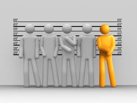 The usual suspects Stock Illustration