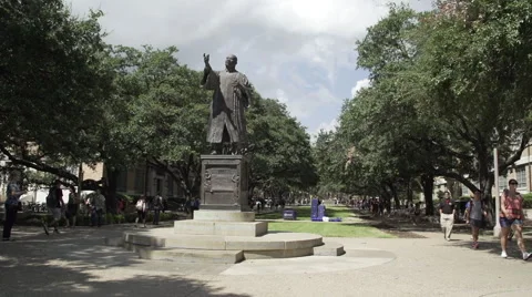 UT Campus MLK Timelapse Wide Stock Footage 50906178