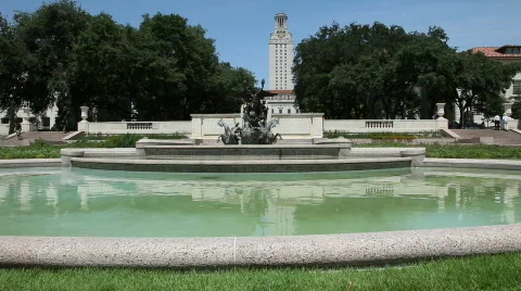 UT Clock Tower Stock Footage 513411