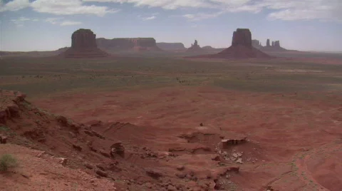 UT MV Monument Alt View TL Stock Footage 869035