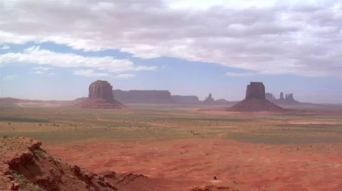 UT MV Monument Alt View 1 Stock Footage 869132