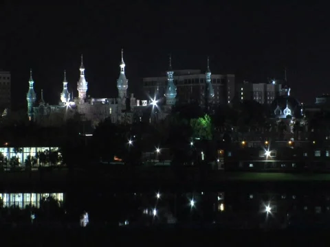 UT at Night Stock Footage 285945
