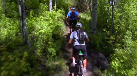 UT PC Steadicam biking 2 스톡 동영상 866253