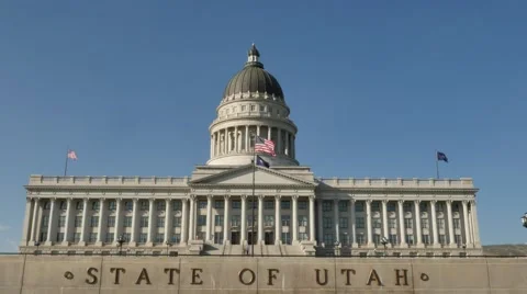 Utah Capital Building Stock Footage 48471072