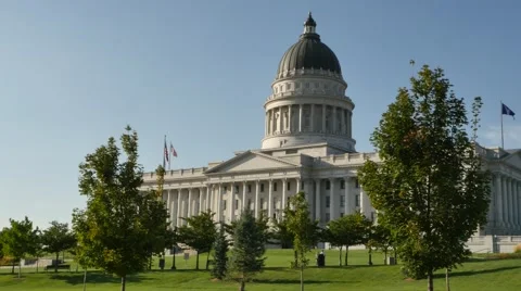Utah Capital Building Stock Footage 48472007