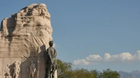 Utah Capital Building Statue Stock Footage 48471689