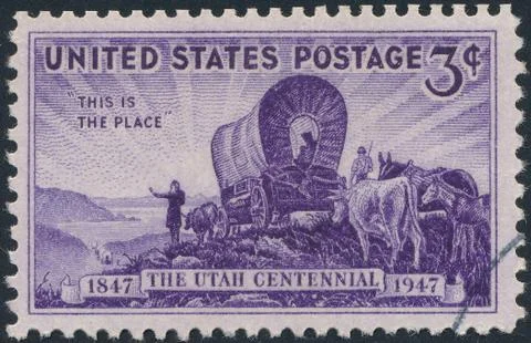 The Utah centennial Stock Photos