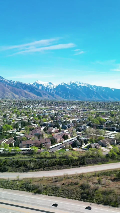 Utah Dji Vertical 04 2026 Stock Footage 335907222