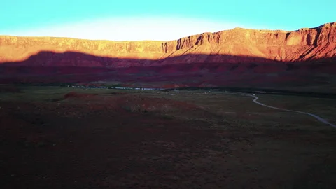 Utah Driving During Sunrise Stock Footage 320364514
