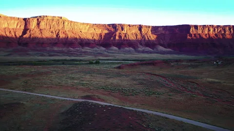 Utah Driving During Sunrise Stock Footage 320364520