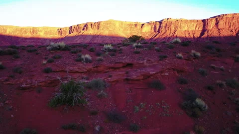 Utah Driving During Sunrise Stock Footage 320364646
