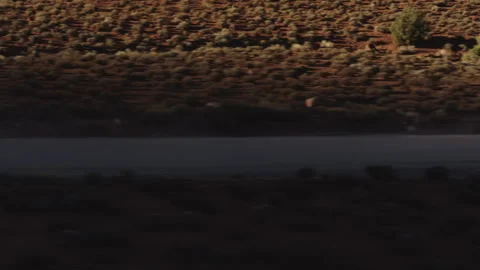 Utah Driving During Sunrise Stock Footage 320364899