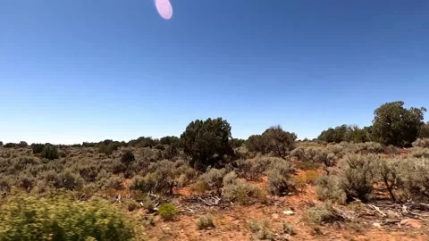 Utah Driving Natural Bridges Moki Dugway Stock Footage 340300916