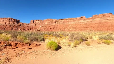Utah Driving Valley Of The Gods Stock Footage 333285464