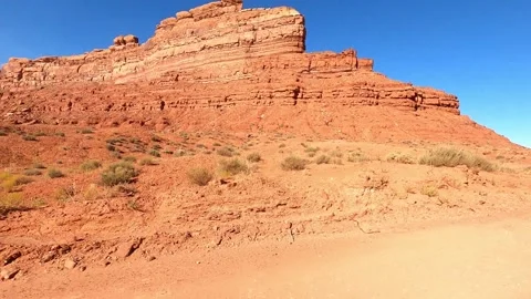Utah Driving Valley Of The Gods Stock-Footage 333286243
