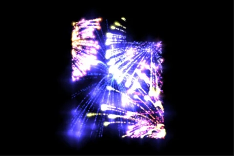 Utah Fireworks Stock Footage 720811