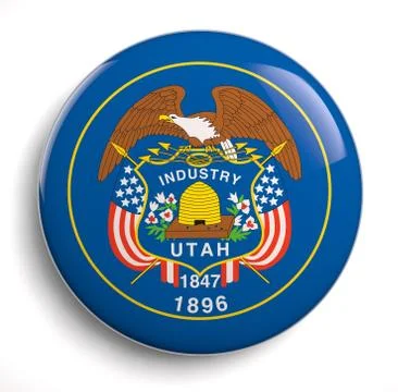 Utah flag Stock Illustration