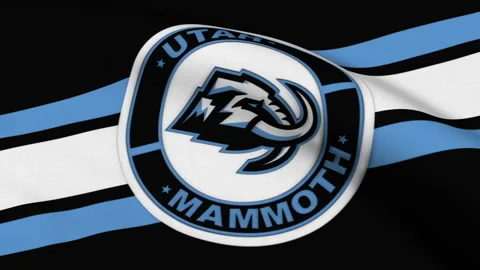 Utah Mammoth Flag Loop 動画素材 329925897