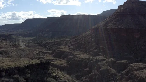 Utah Mountains Drone Video stock 127311170