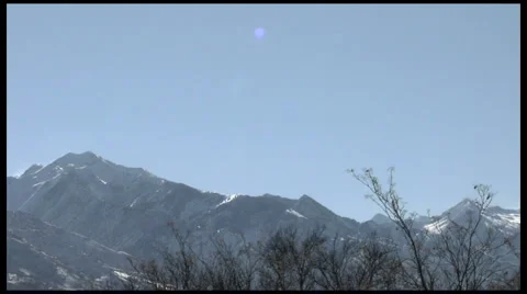 Utah mountains pan Stock Footage 1182298
