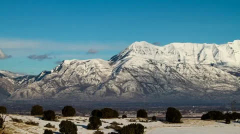 Utah Mountains Sunset Timelapse - 4k Resolution Stock Footage 21272745