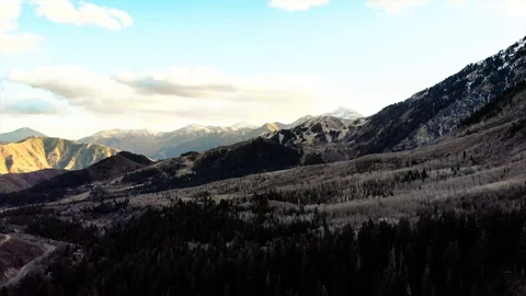 Utah Mountians aerial Stock Footage 97952774