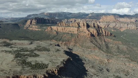 Utah Red Rock Drone 2 Video stock 127251856