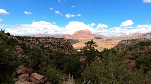Utah Smithsonian Butte Red Rock Desert Mountain Views Stock Footage 313823583