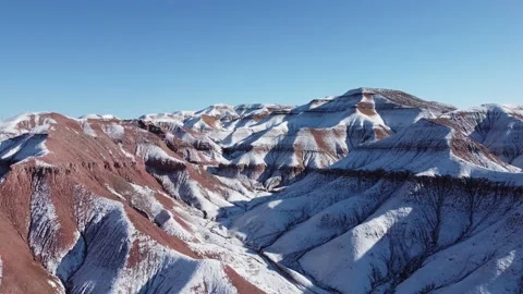 Utah Snow Covered Hills 스톡 동영상 201109959