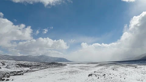 Utah Snow Mountains Hyper Lapse Vidéo 250047815