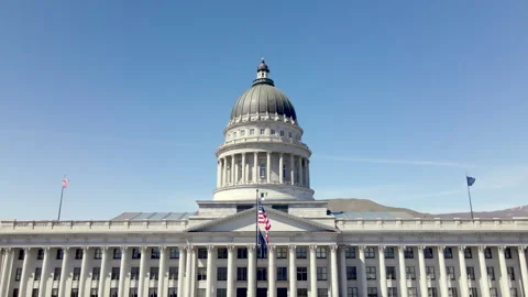 The Utah State Capital Stock Footage 245132709