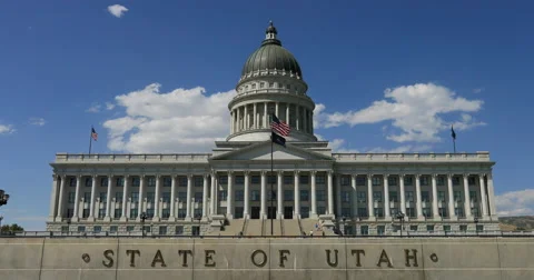 Utah State Capitol Building DCI 4K Stock Footage 65942360