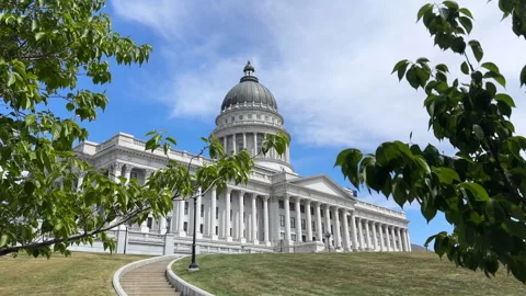 Utah State Capitol building Stock Footage 333646139
