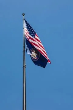 Utah State Flag Stock Photos