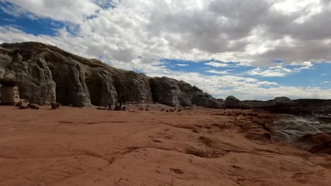 Utah Toadstool Hoodoos Desert Landscape Erosion Kanab Видео 318657133